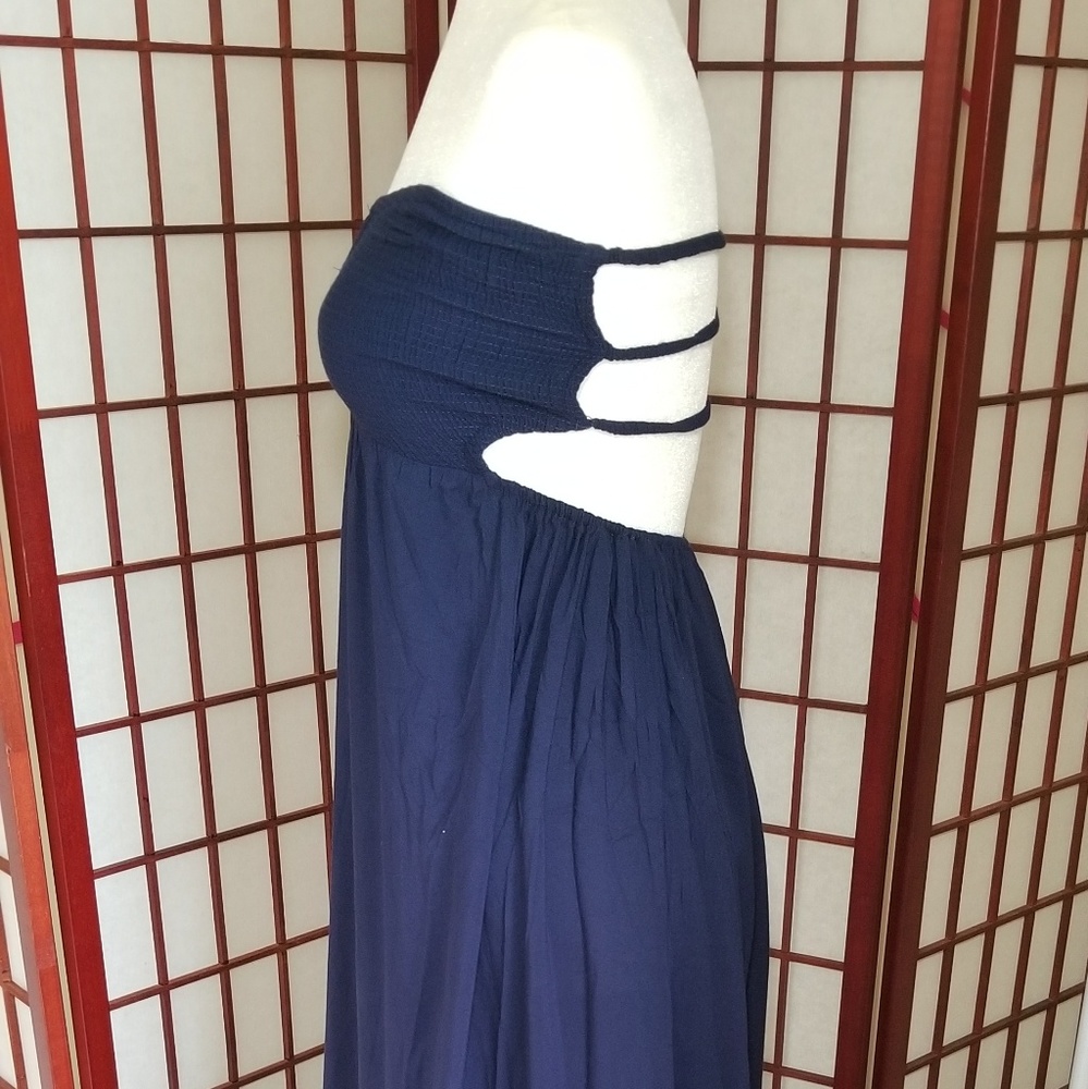 Nwot Sleeveless blue maxi dress - Picture 3 of 5